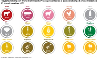 Change in World Commodity Prices